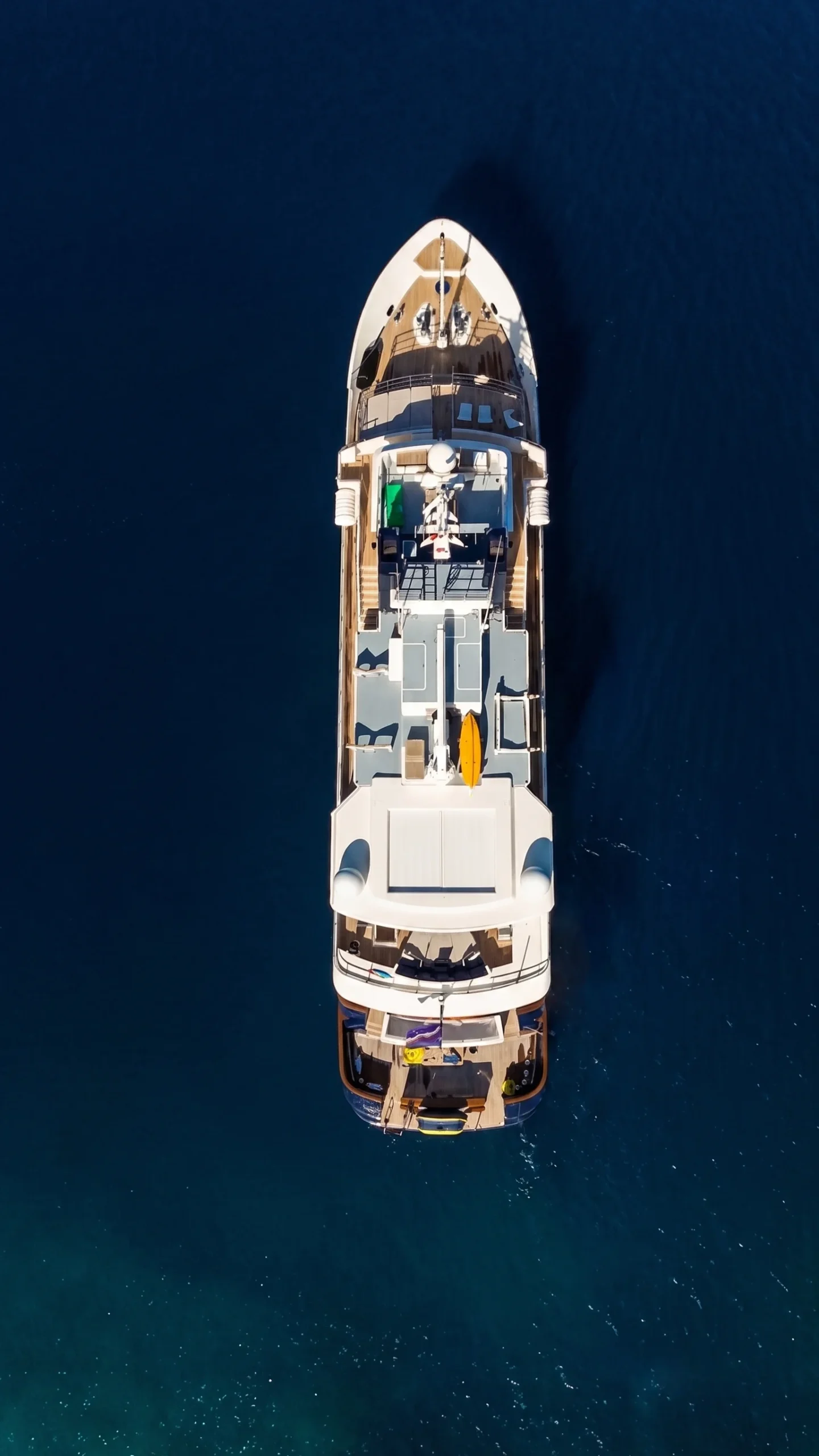 J. Yacht Aerial View